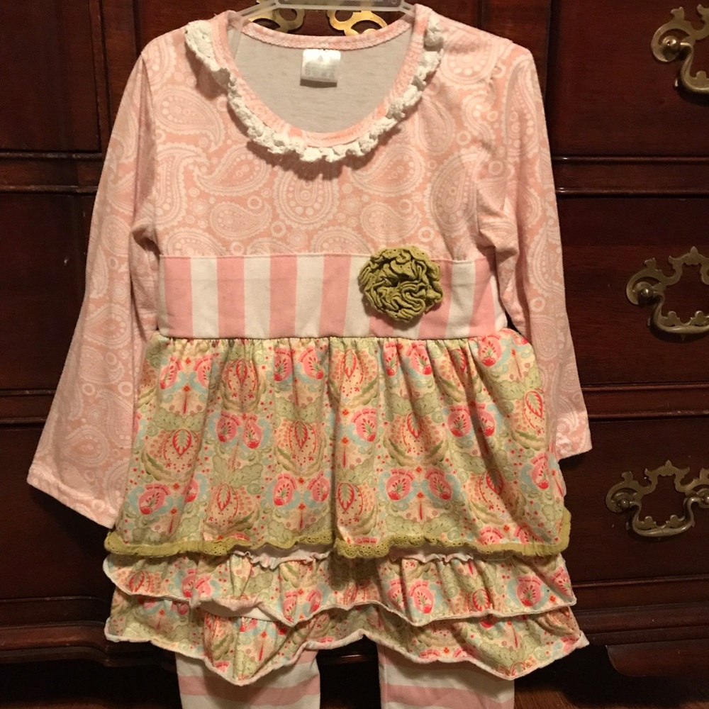 Boutique Dress and Legging Set 2-Perfect Condition